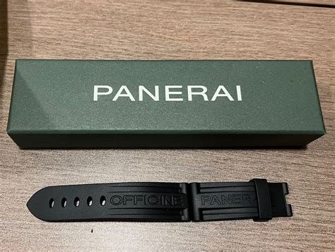 original panerai rubber strap